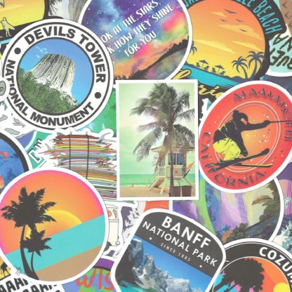 Travel Wanderlust Stickers