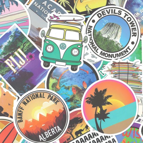 Travel Wanderlust Stickers