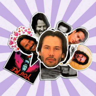 Keanu Reeves Laptop Stickers