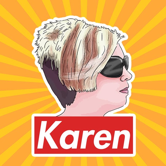 Karen Meme Sticker