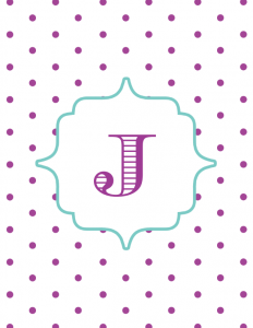 Personalized Monogram (Purple)