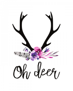 Oh Deer (Woodland)